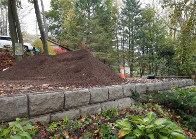 Emerson Drive and Retaining Wall